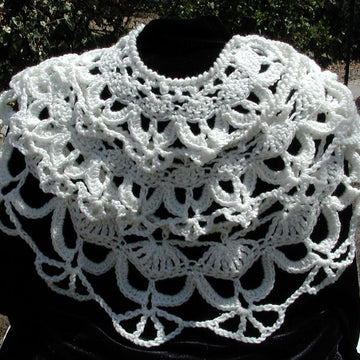 Lacy Skull Scarf