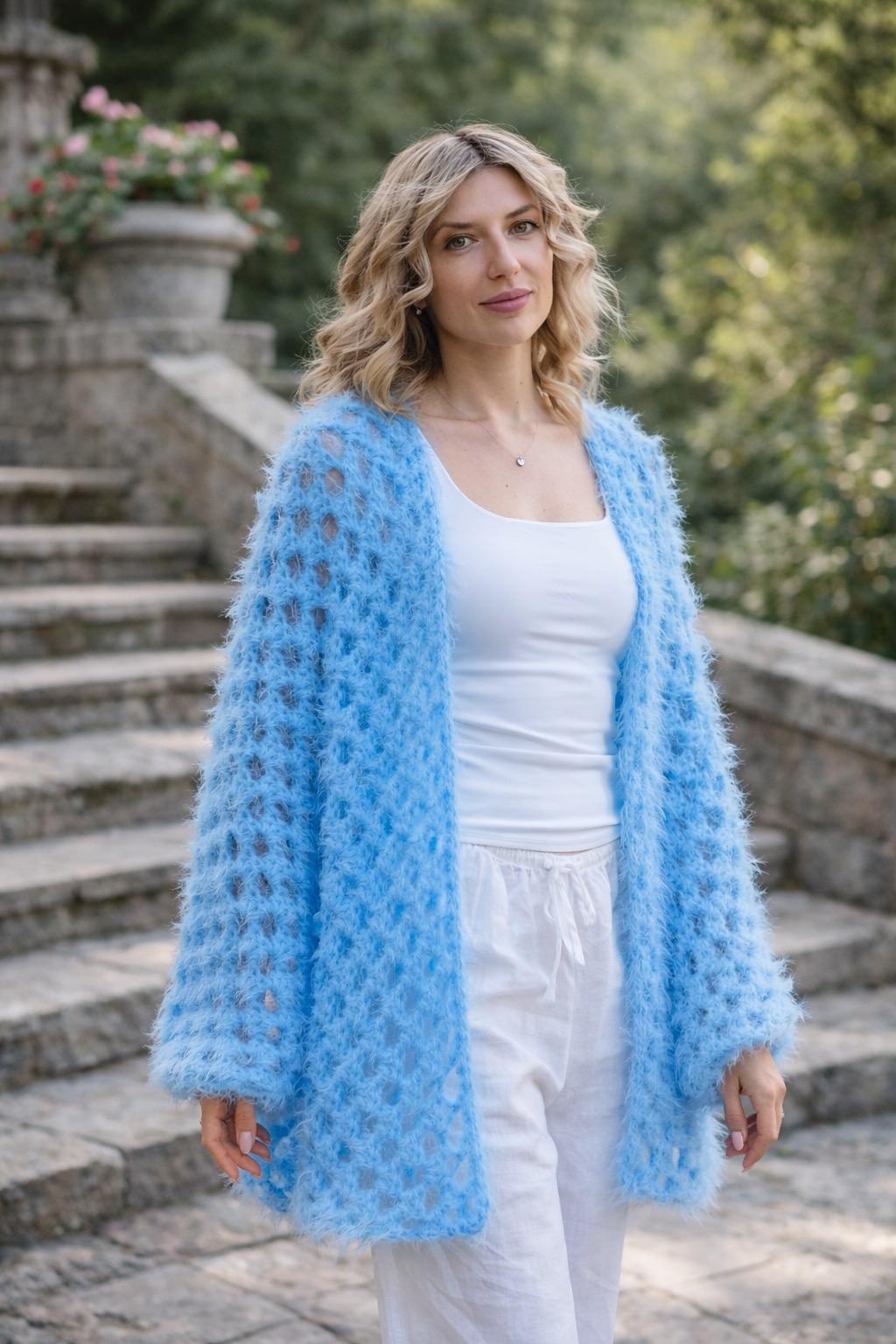 Hexagon cardigan