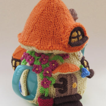 Toadstool Fairy House Tea Cosy