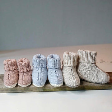 Tiny Heart Booties for babies
