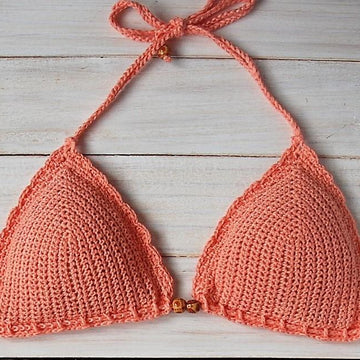 Coral Crochet Bikini