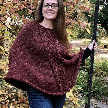 Falling Leaves Poncho