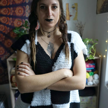 Wednesday Addams Inspired Vest