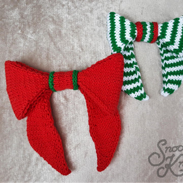 Christmas Bows Pattern Snoo's Knits