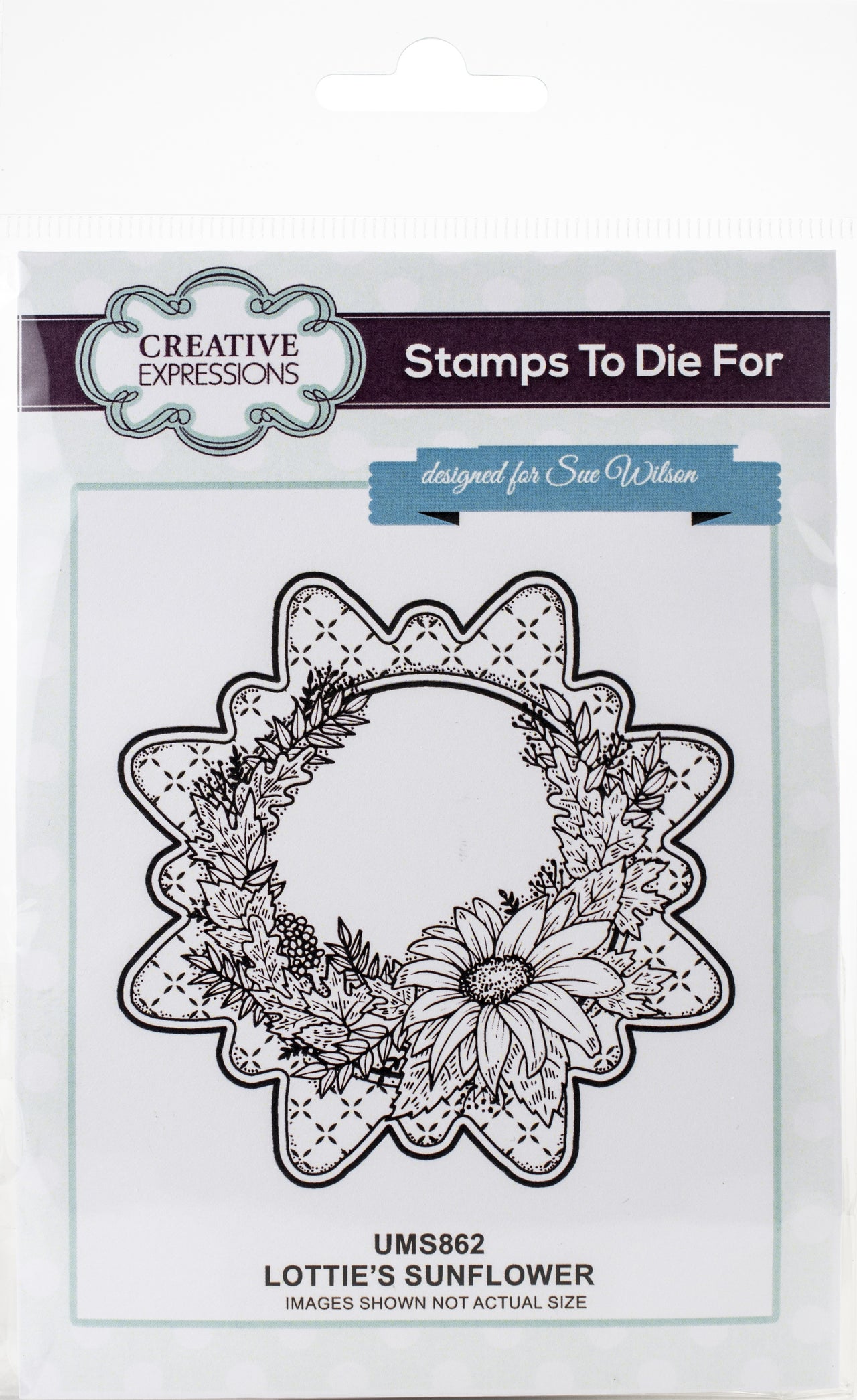 Creative Expressions Stamps To Die For By Sue Wilson - Lottie's Sunflower