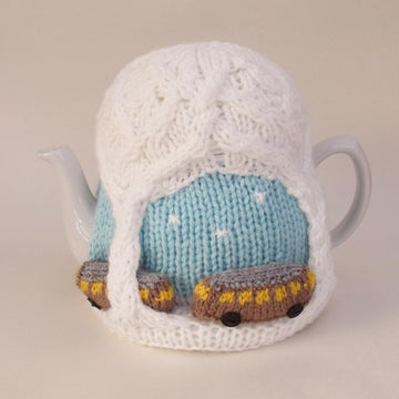 Christmas Steam Train Tea Cosy Knitting Pattern