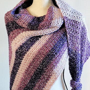 The Purple Orchid Scarf
