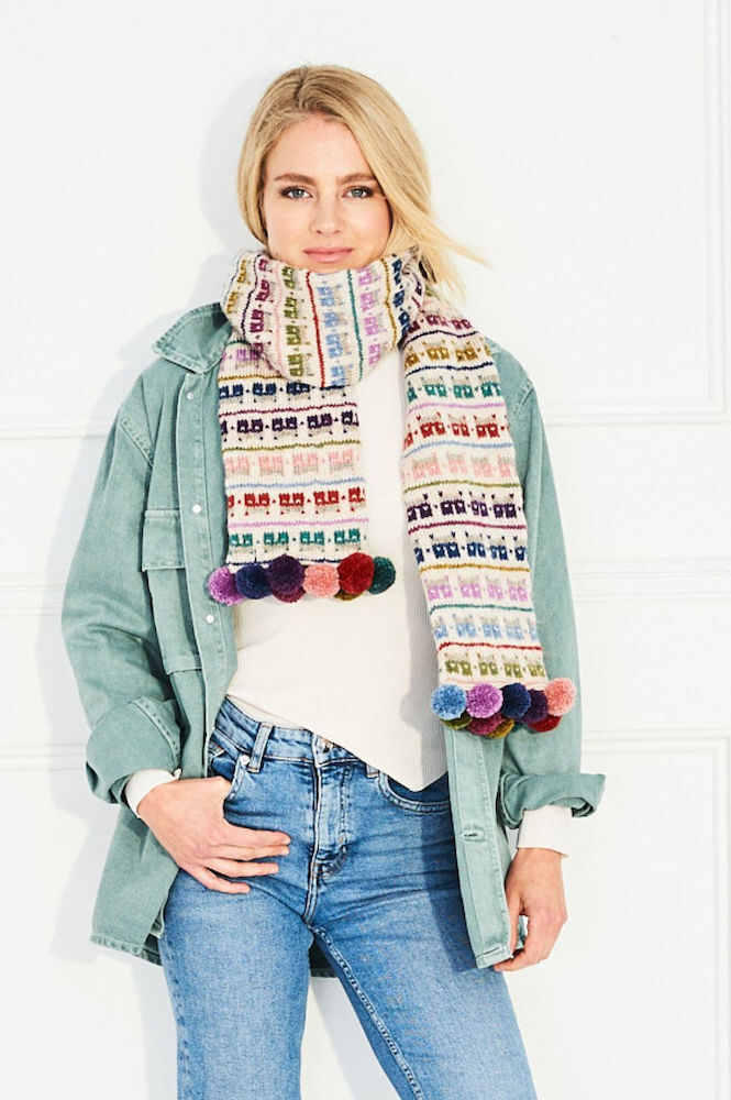 Stylecraft The Wee Houses MAL by Blogstar Julia Marsh - The Wee Houses Scarf