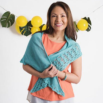 Blue Surf Shawl