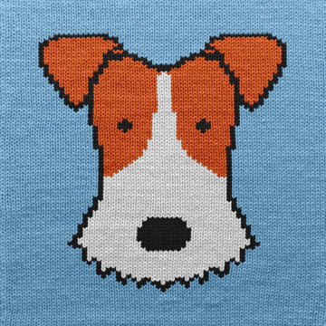 Wire Fox Terrier Dog Knitting Chart