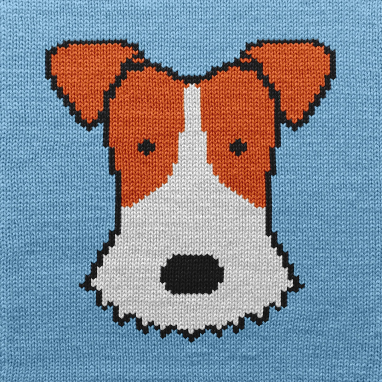 Wire Fox Terrier Dog Knitting Chart