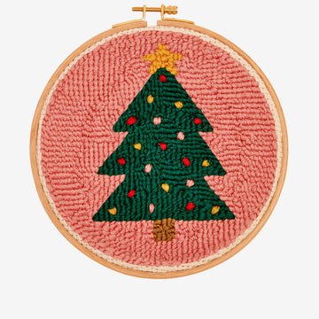 DMC Christmas Tree Punch Needle Pattern - PAT1627_2