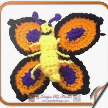 Crochet Swallowtail Butterfly Pattern Amigurumi Toy