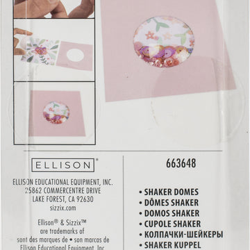 Sizzix Making Essential Shaker Domes - Circle 2", 8/Pkg