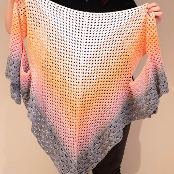 Granny Stitch Shawl Vest