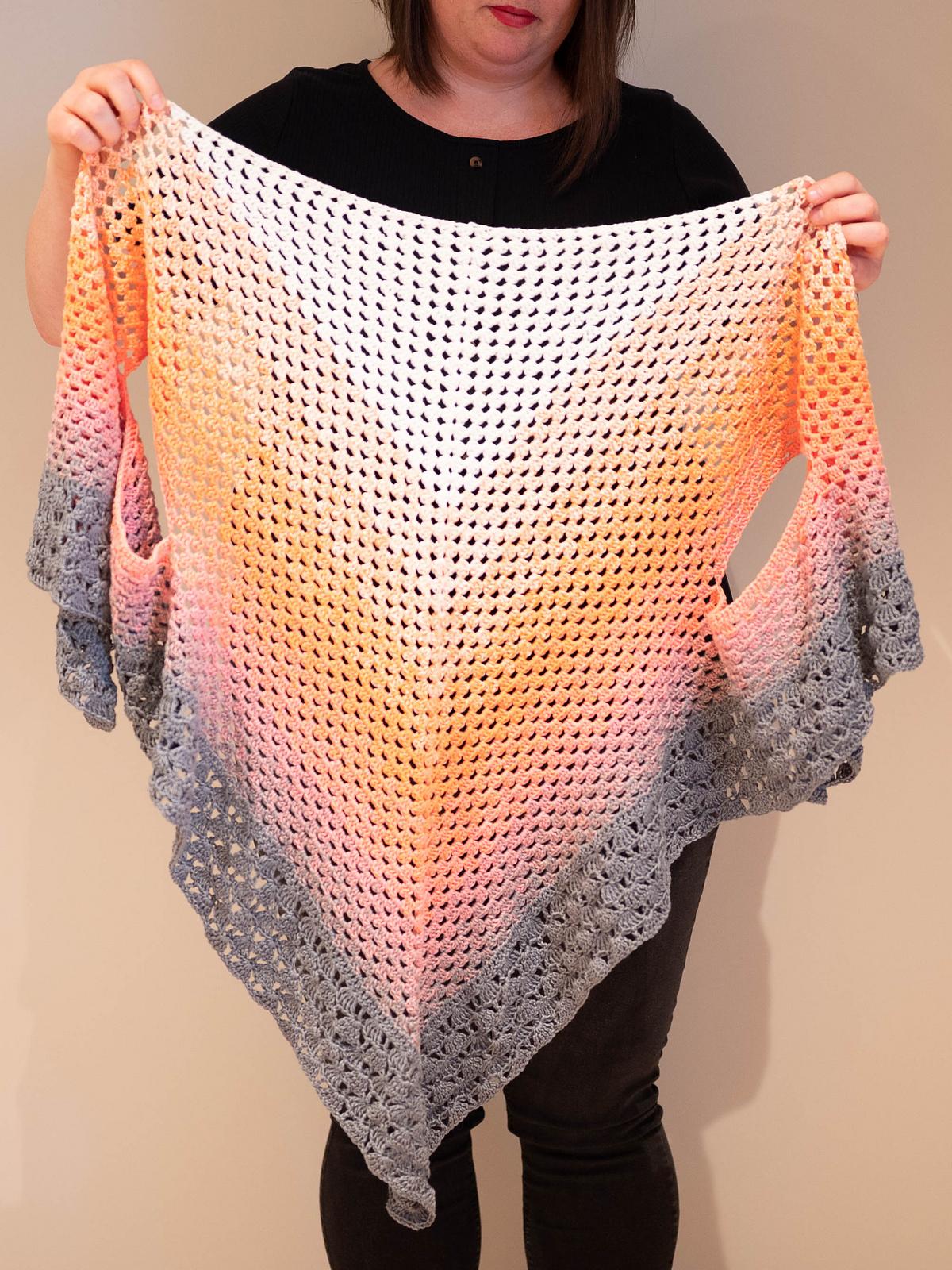 Granny Stitch Shawl Vest