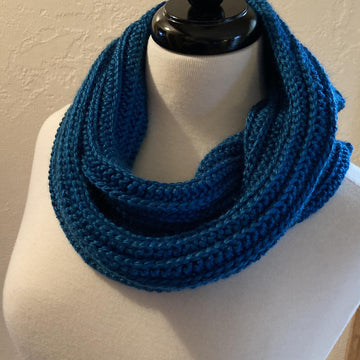 Beginner Easy Ribbed Knit Look Crochet Scarf Pattern