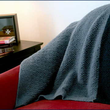 Kingsfold Dorm Room Throw Knitting Pattern