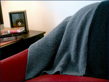 Kingsfold Dorm Room Throw Knitting Pattern