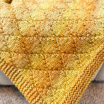 Easy Argyle Chunky Throw