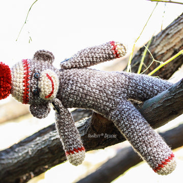 Spunky The Little Sock Monkey Amigurumi