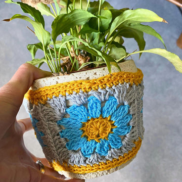 Granny Plant Pot Cover