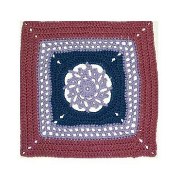 Picots and Lace - 12" square