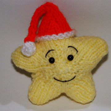 Star with Christmas hat