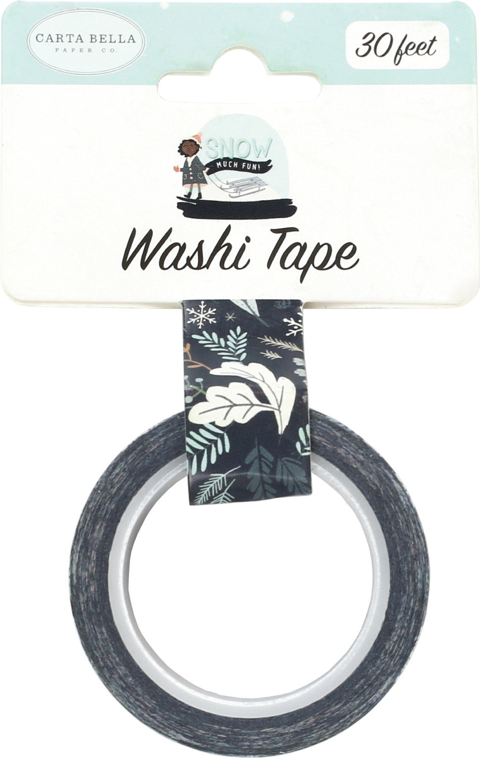 Echo Park Paper Carta Bella Home Again Decorative Tape 30' - Winter Floral