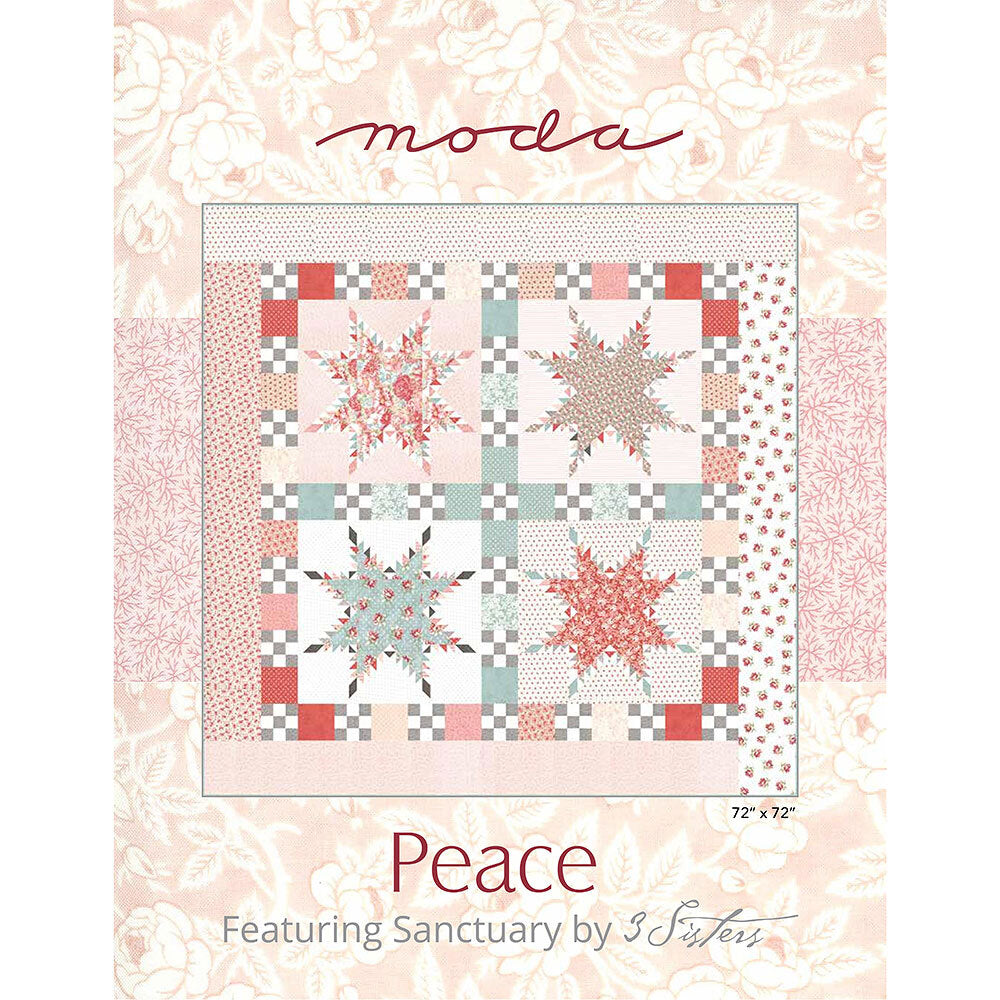 Moda Fabrics Sanctuary Peace Quilt - Downloadable PDF