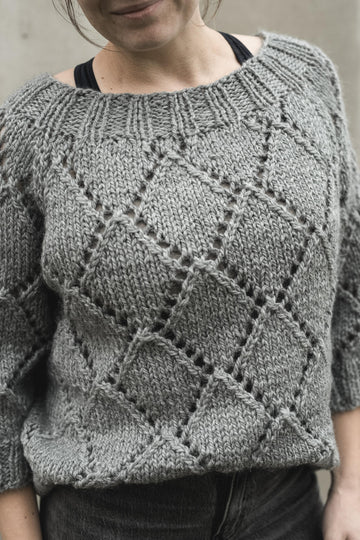 Diamond chunky pullover