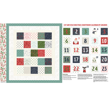 Moda Fabrics Merry Making Panel - Eggnog (Multi)