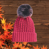 Cozy beanie with pom pom