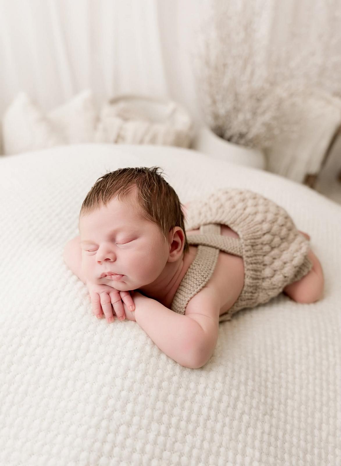 Bubble romper and bonnet