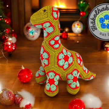 Dino - Baby with African Flowers