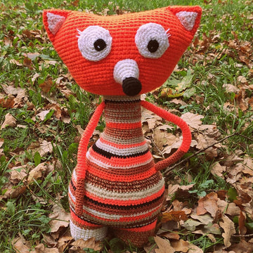 Scrap yarn fox