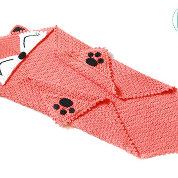 Foxy Beach Towel or Hooded Blanket