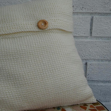 White Butterfly Cushion