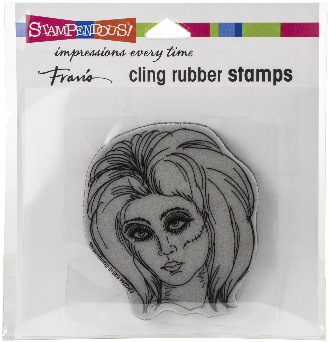 Stampendous Cling Stamp - Zombie Girl