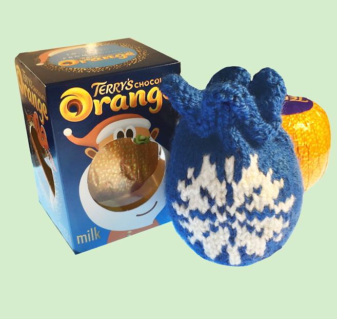 Snowflake frozen chocolate gift bags