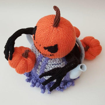 Halloween Pumpkin Reaper Tea Cosy