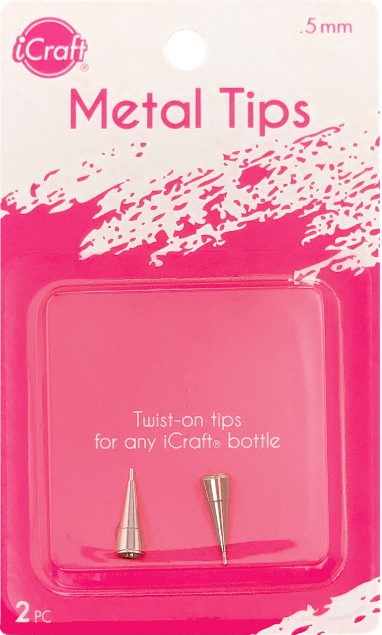 Therm O Web iCraft Metal Tips 2/Pkg - For Liquid Adhesives