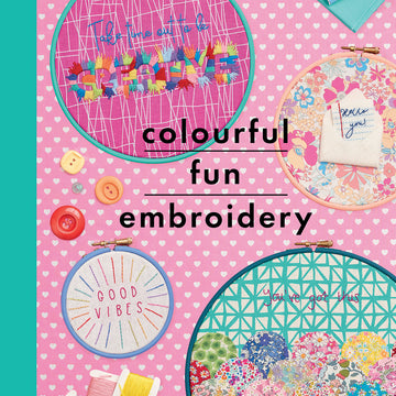 Colourful Fun Embroidery by Clare Albans