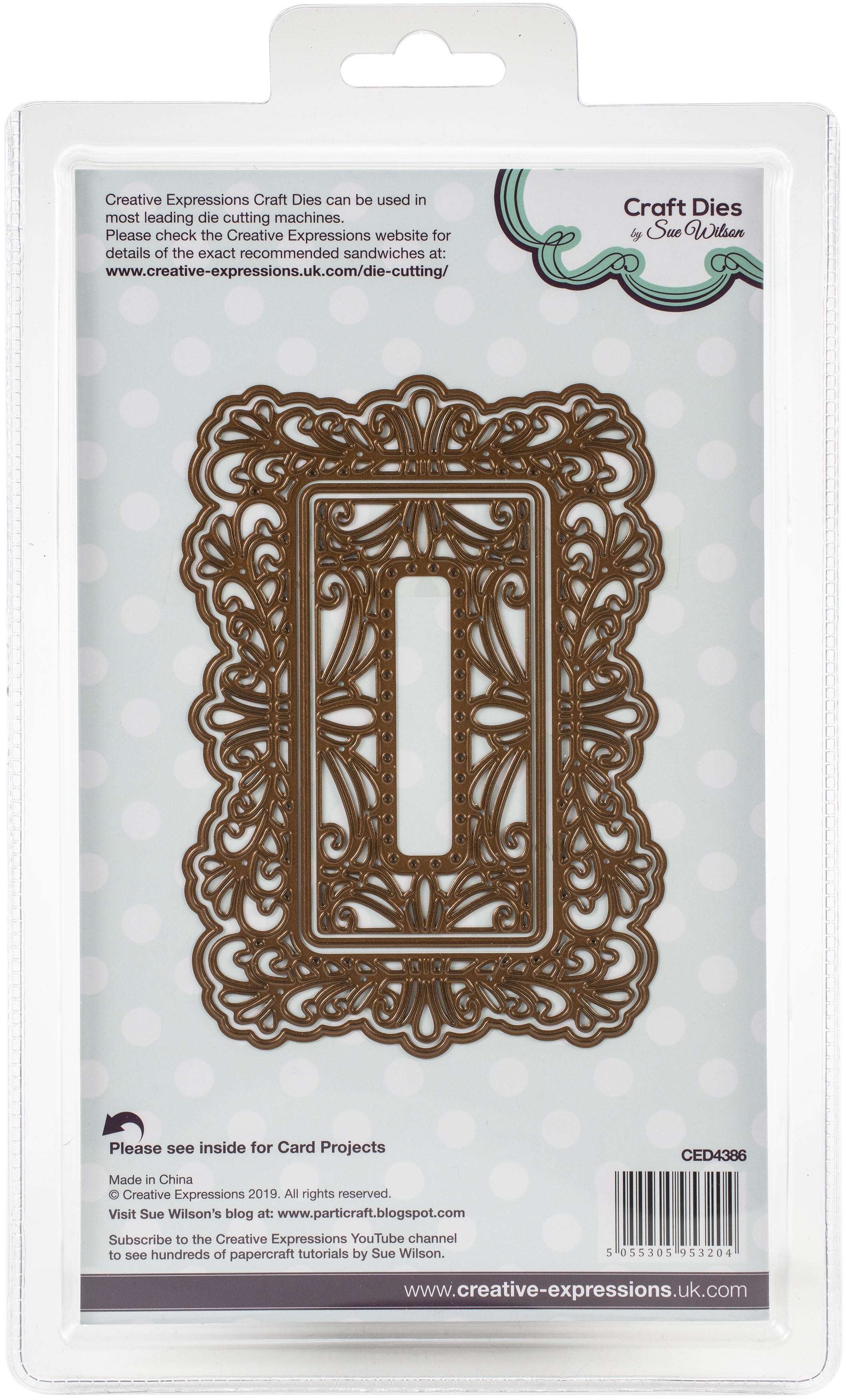 Creative Expressions Craft Dies By Sue Wilson - Frames & Tags- Priscilla