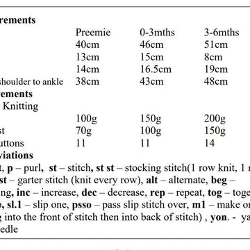 All In One Too Pram Knitting Pattern #115