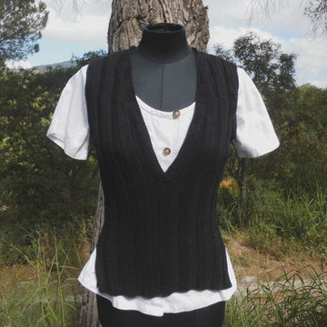 VINZERIA MERINO SLIPOVER, lady woollen slipover