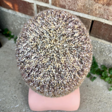 Somerset Beanie -- a loom knit pattern
