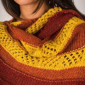 Medina Shawl in Juniper Moon Farm Moonshine - K-J69-01 - Downloadable PDF