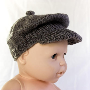 Knit Newsboy Cap