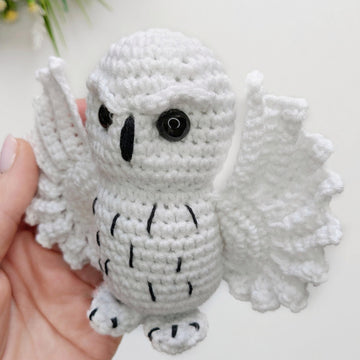 Crochet Owl Pattern, amigurumi bird pattern, crochet plushie